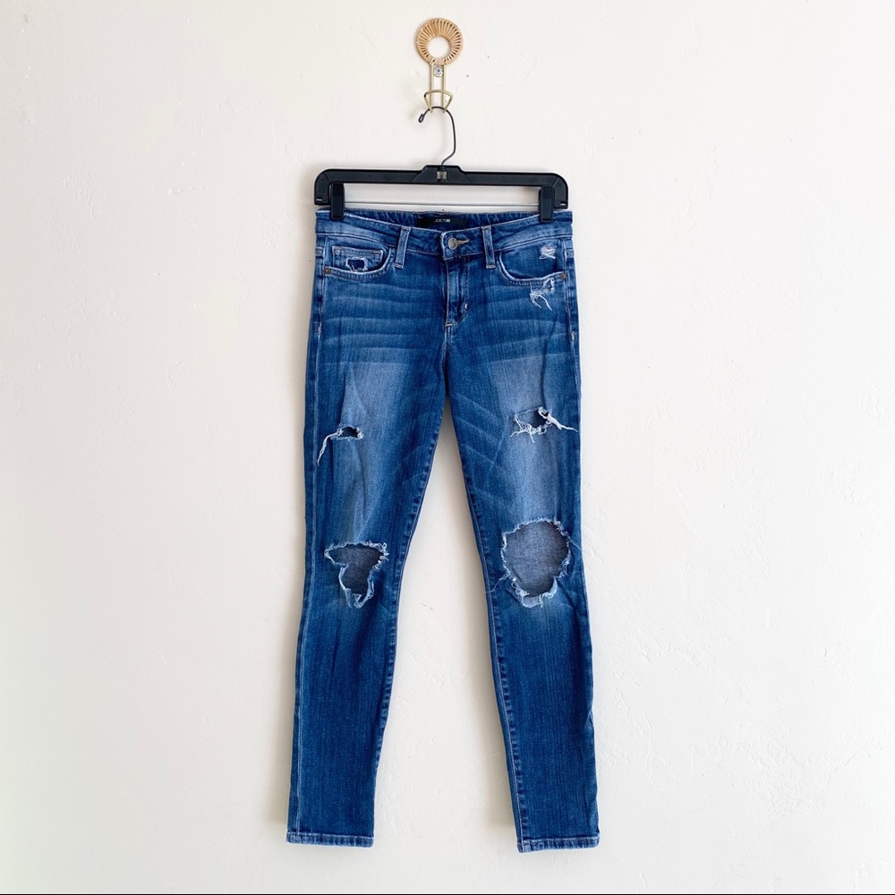 Joe’s Skinny Ankle Distressed Jeans